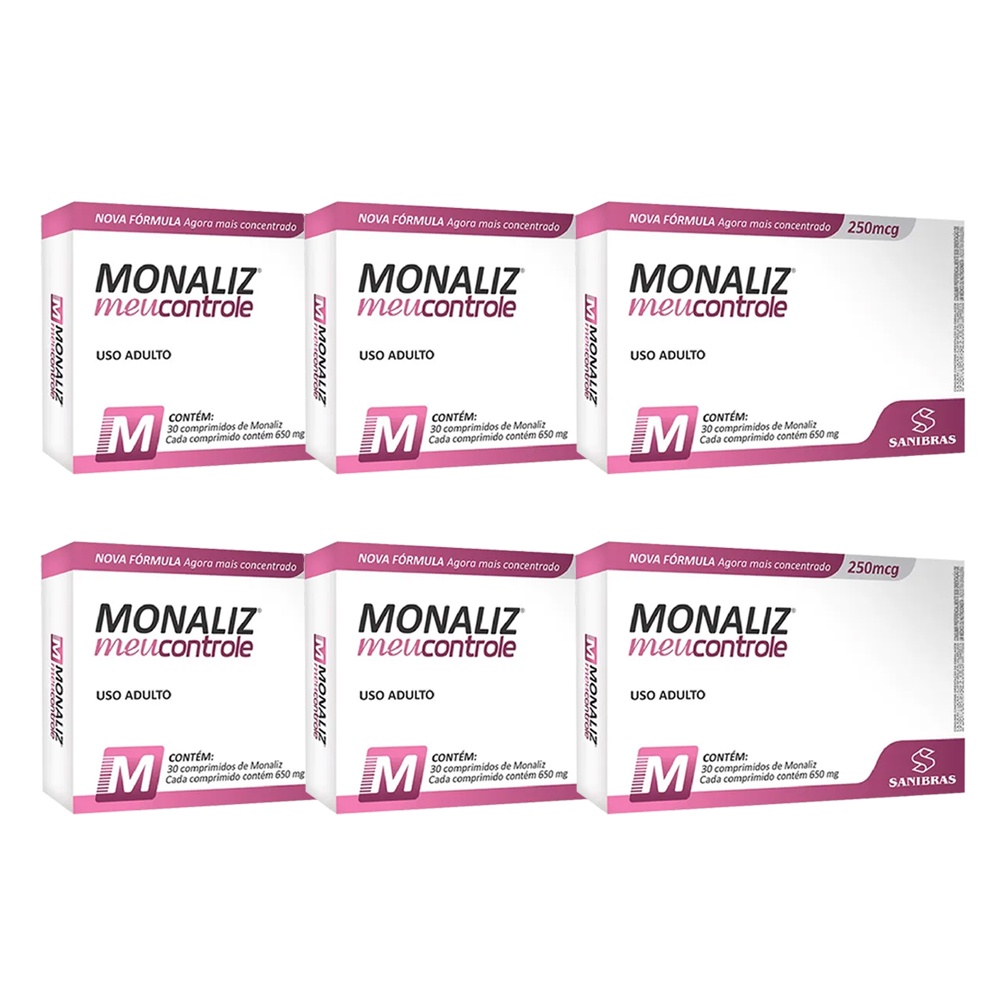 Monaliz Meu Controle 30 Comprimidos - 2 unidades – Sanibras