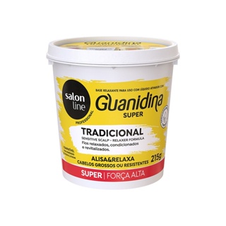 Guanidina Tradicional Super Forte Alisa E Relaxa Salon Line 215G