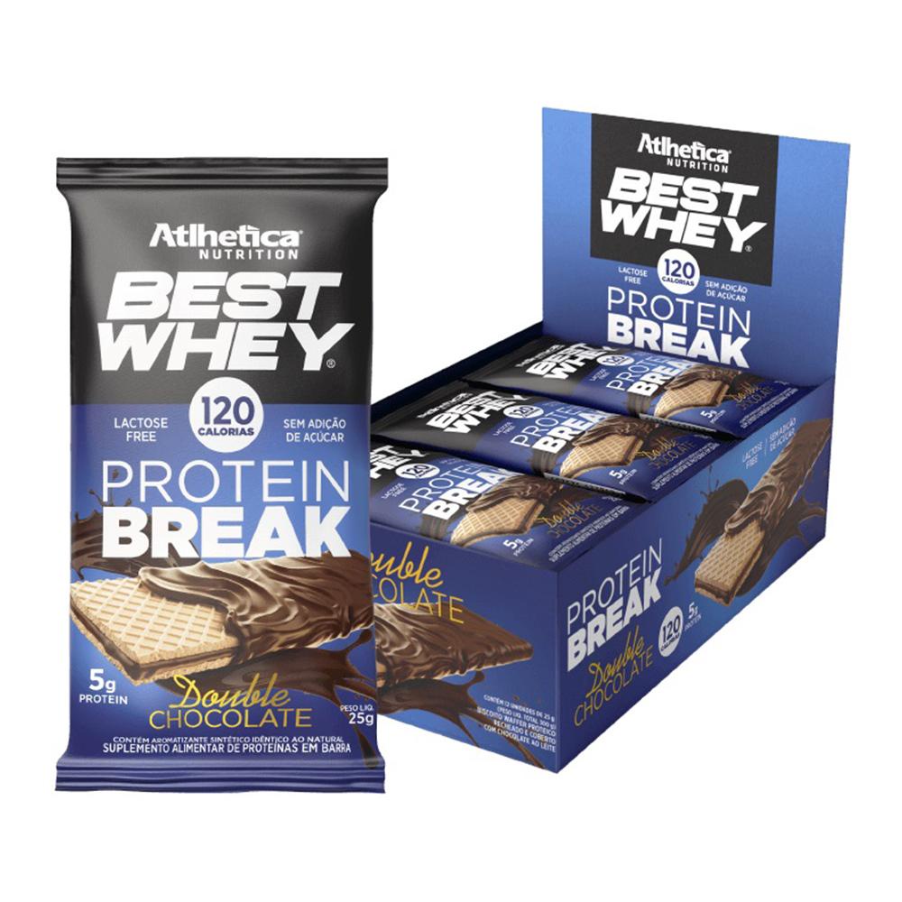 Wafer Proteico Best Whey 25g 12 unidades Atlhetica Nutrition