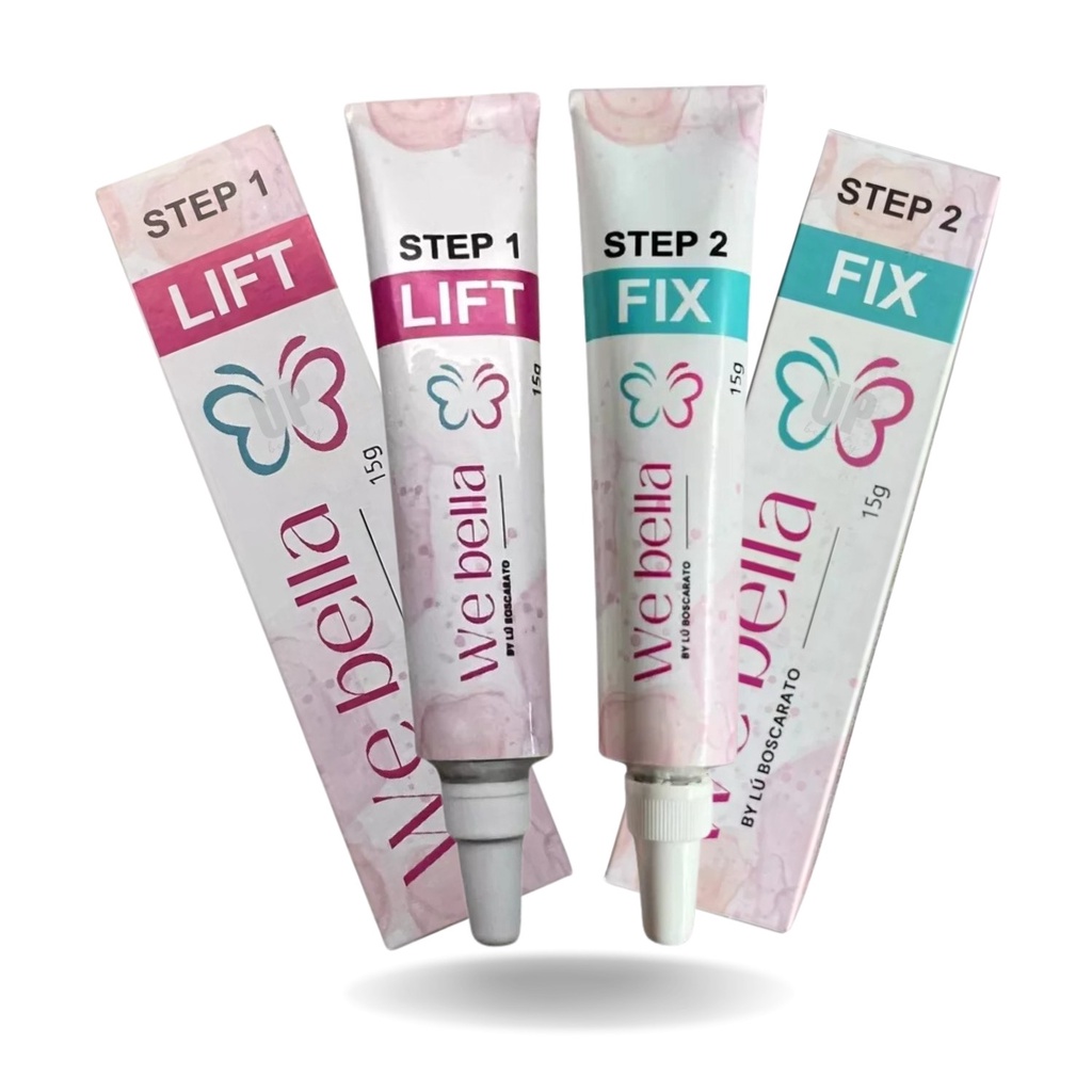 KIT 2 Passos We Bella para Brow Lamination ou Lash Lifting Passos 1 e