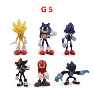 Local Ultra Baixo Custo 6/12/18 Pcs/Set Anime Sonic The Hedgehog  Personagens Figura De Ação Pvc Boom Raro Dr Beggman Shadow Boneca Modelo  Brinquedos