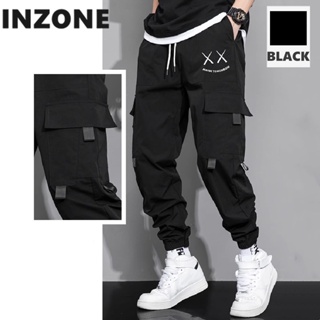 Calça Jogger Cargo Detalhe Zíper Lateral De Bolso Com Aba Em