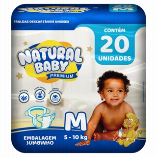 FRALDA NATURAL BABY JUMBINHO