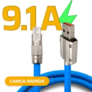 CaboTipo C Carregamento Rápido USB Turbo 9.1A Reforçado Modelo TR-46 de liga de zinco Original Xiaomi Mi Note 10 A3 9T 9 8 Lite 8a pro 7a 7 Type C
