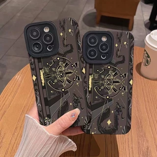 Adequado Para Iphone 11Pro MAX 14 PRO 11 12/13/15promax/7/8plus XR Xmax O Olho Da Zelda Capa Macia À Prova De Choque Em Pele De Cordeiro Com Tudo Incluído