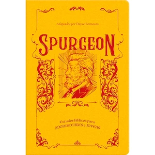 Estudos Bíblicos para Adolescente e Jovens | Spurgeon | Capa Luxo Mostarda em Oferta na Shopee