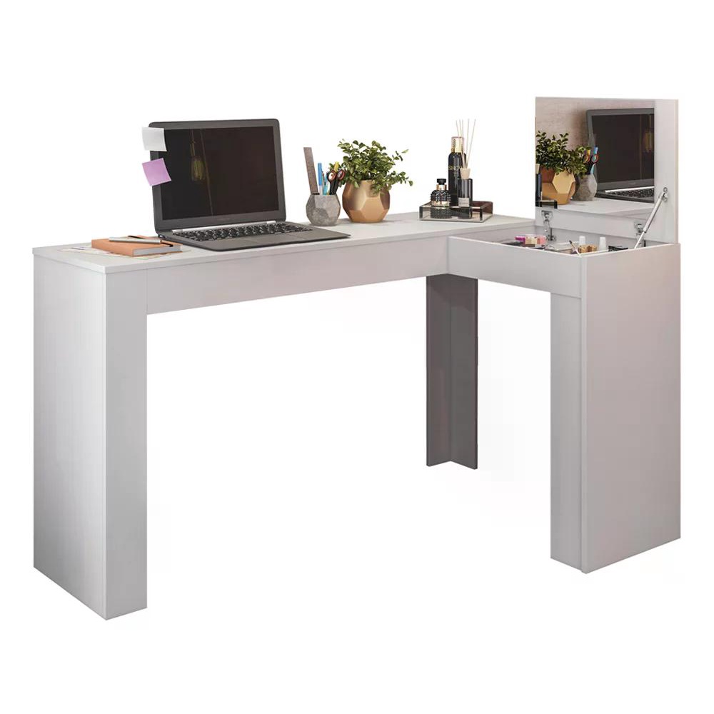 Penteadeira Escrivaninha Com Espelho ST Plus Milani Store