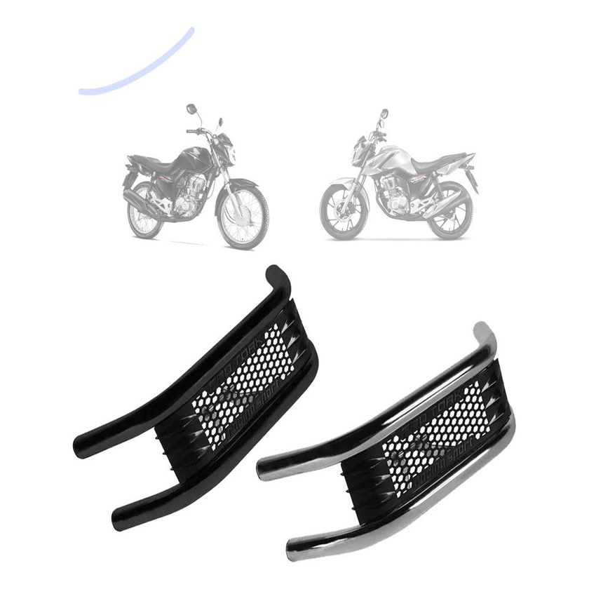 Mata Cachorro Protetor Motor Racing Titan Start Fan 150 160 2014 2015 ...
