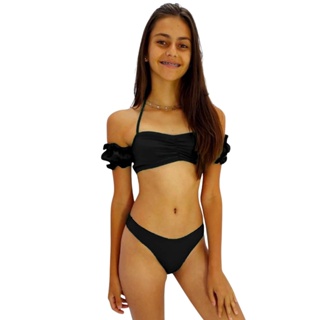7-14 Year Girl Swimsuit Kids Teenage Girl Bikini Set Pineapple