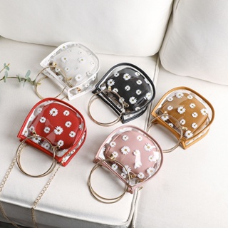 2023 Bolsas De Mão Femininas Da Moda E Lazer Pequenas-Mãe Transparentes De Crisântemo Por Atacado