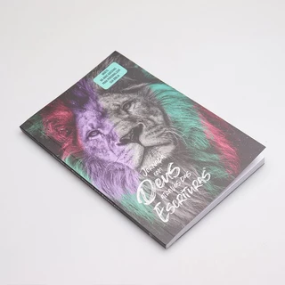 Caderno de Oração - Abas Adesivas para Bíblia | Jornada com Deus Através das Escrituras | Leão de Judá
