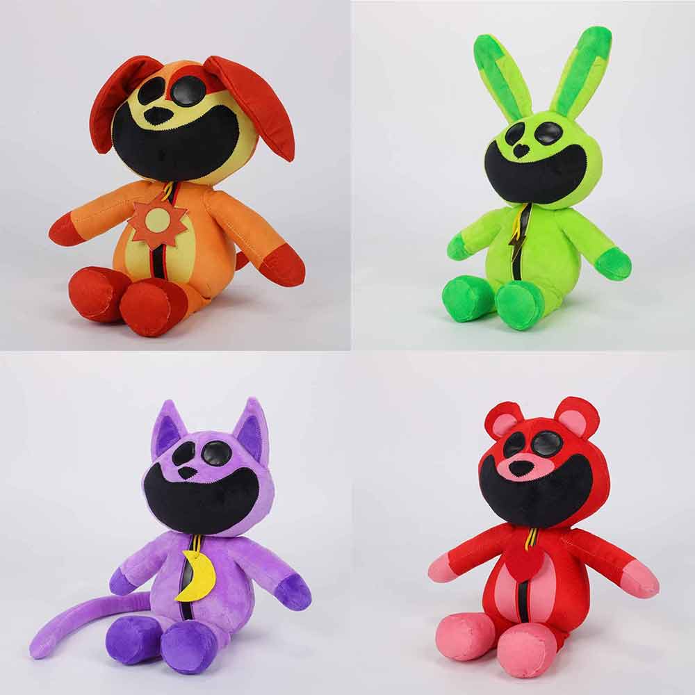 Smiling Critters Figure Plush Toys Doll 10 Stuffed Amimals Kids Gifts