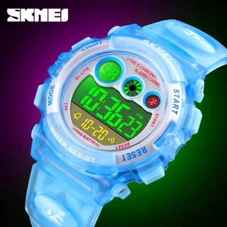 SKMEI Fashion Waterproof Children Boy Girl Watch Relógio Digital LED À Prova D