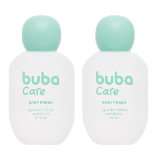 Kit 2 Colônias Bebê 100ml Baby Fresh Suave Sem Álcool Cheirinho De Paixão Buba Care