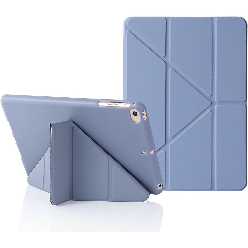 MuyDoux Case for iPad Pro 11 Inch 2022/2021/2020/2018 (4th/3rd/2nd/1st Generation) with Pen Holder, Vertical and Horizontal Stand, Transparent Back Cover Anti-Yellow Shockproof, Space Grey
