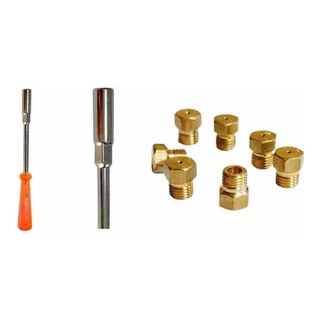 Kit 7 Bicos Injetor Converter P Gás Botijão + Chave Canhão em Oferta na Shopee