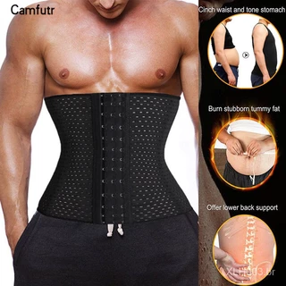 Masculino Cintura Espartilho Neoprene Shaper Corpo Cinto De Controle Da Barriga Sauna Cinto De Emagrecimento Fitness Sweat Forma Para Queimadura De Gordura