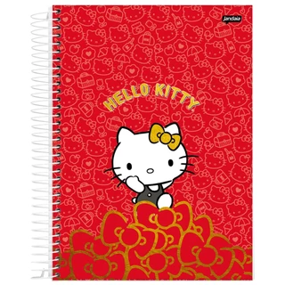 Caderno Hello Kitty 10 Matérias 160 Folhas Jandaia
