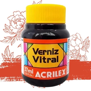 Verniz Vitral 37ml 517-laranja