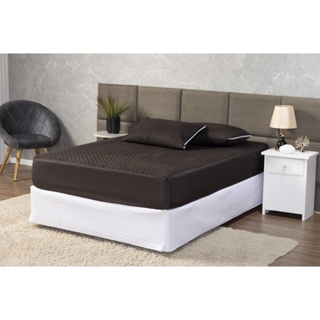 Protetor Para Colchão Impermeável Matelado Branco para Cama Box Solteiro, Casal, Queen, king