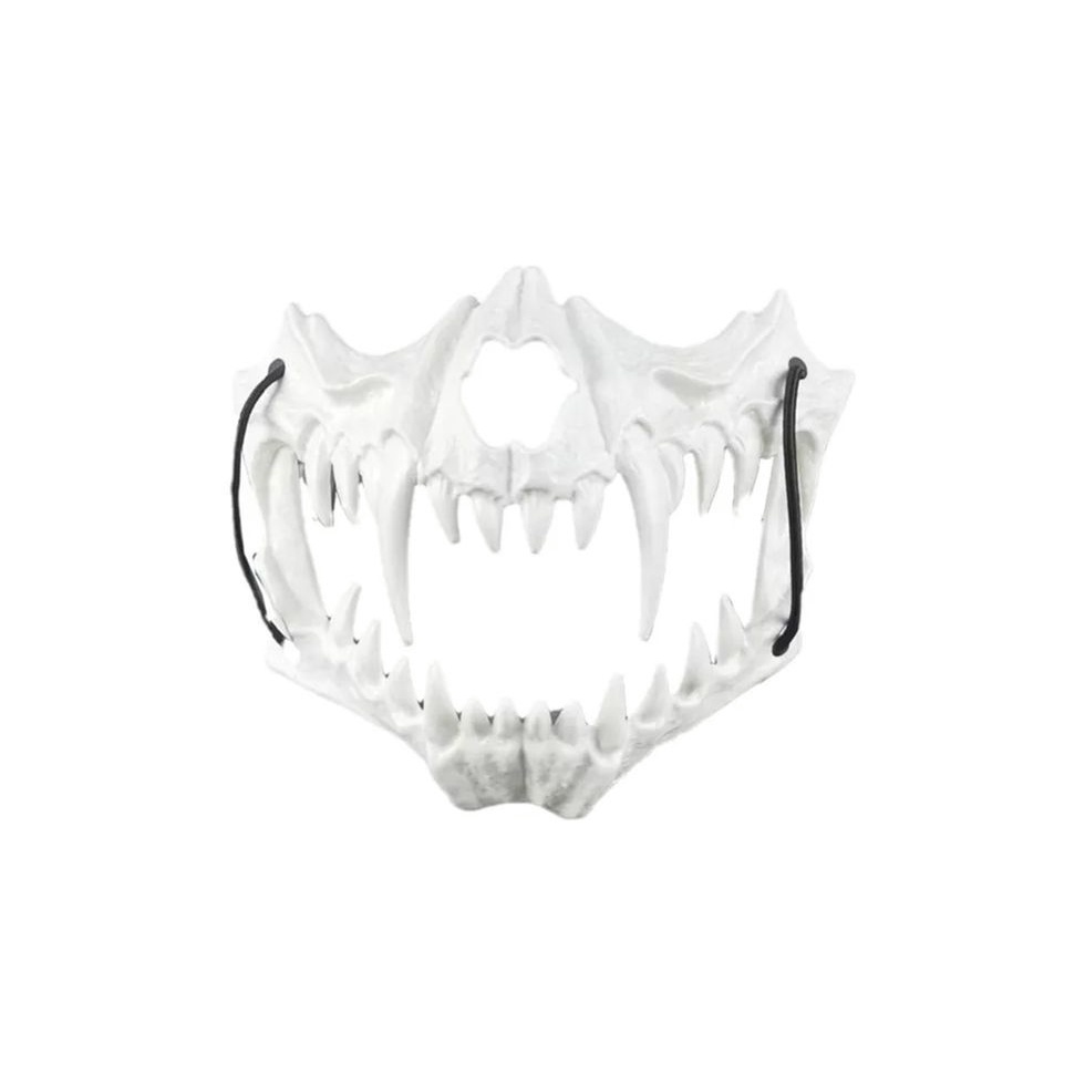 Mascara Dragão Japones Skeleton Caveira Esqueleto Dente M3