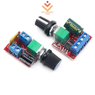 Mini Módulo Controlador De Velocidade PWM Do Motor DC 5A 3V-35V 4.5V Interruptor De Controle Regulador LED Dimmer