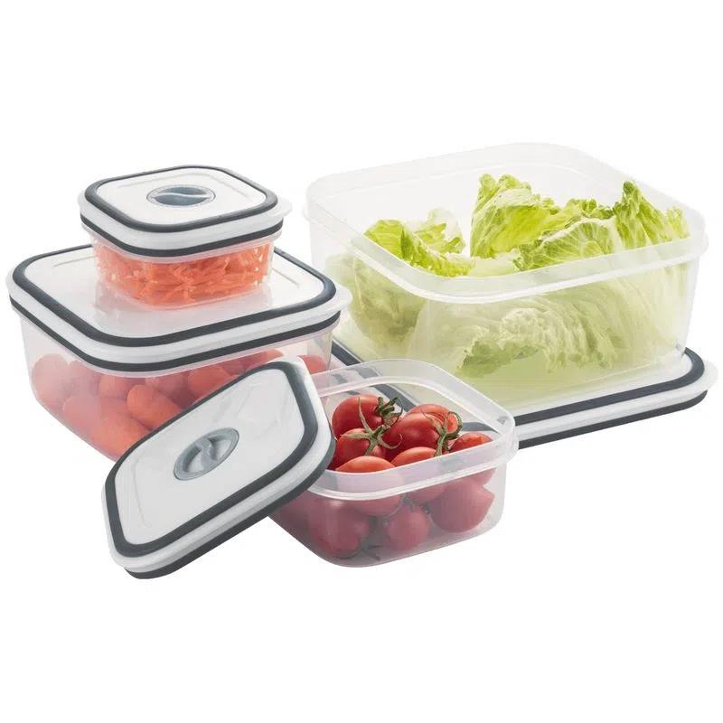 Conjunto de 04 Potes Hermeticos de Plastico Electrolux | Shopee Brasil