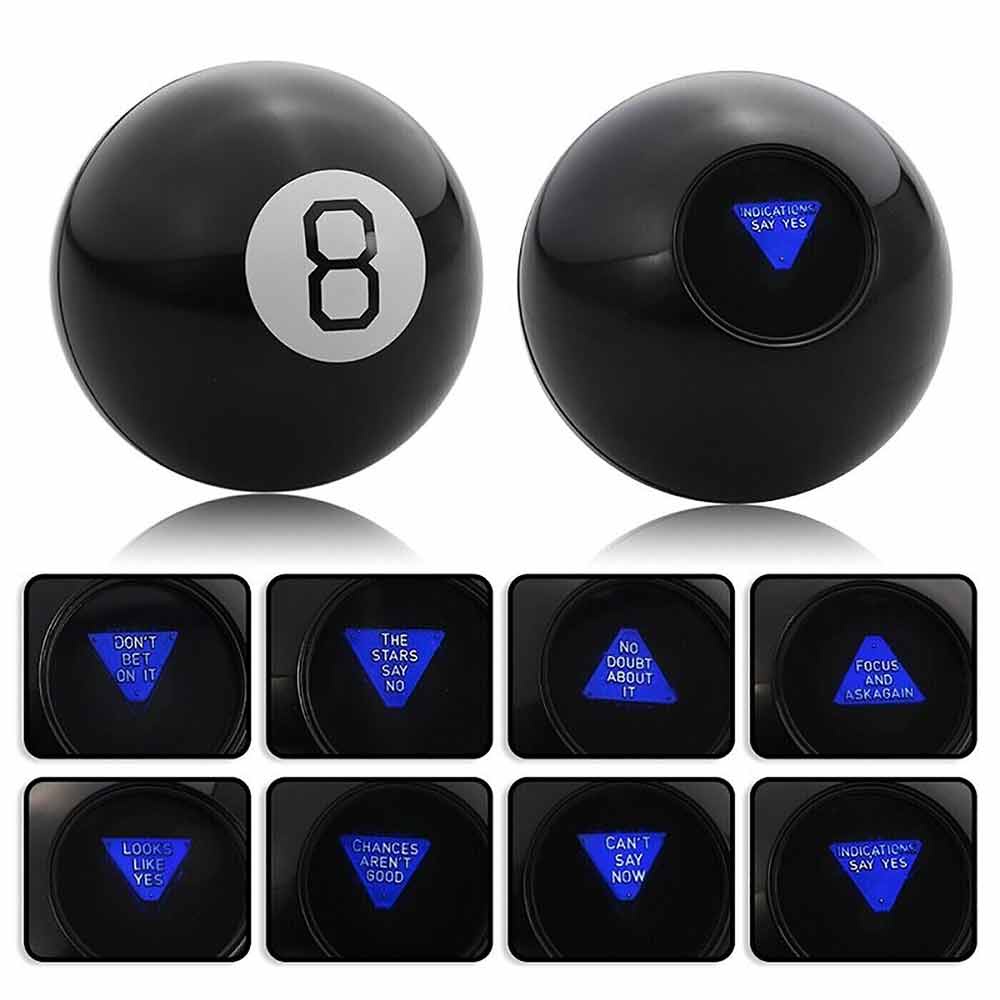 Retro Magic Mystic 8 Ball Decision Making Fortune Telling Cool Toy Gift Boxed