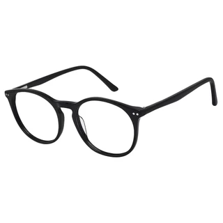 Óculos De Grau Feminino Retrô Redondo Preto Izaker 2104
