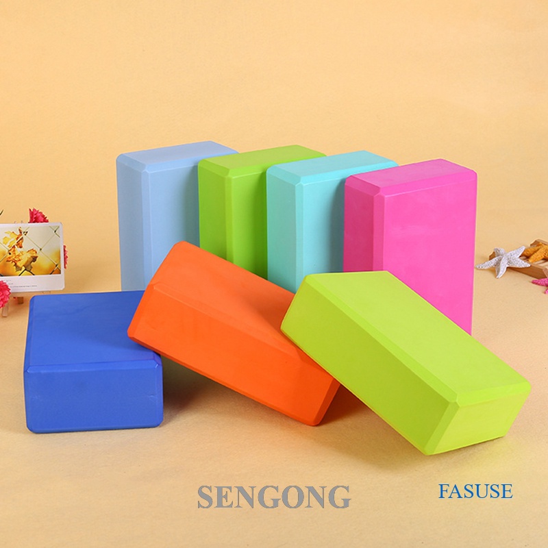 SENGONG Gym Fitness Eva Yoga Block Bloco De Espuma Colorida Para ...