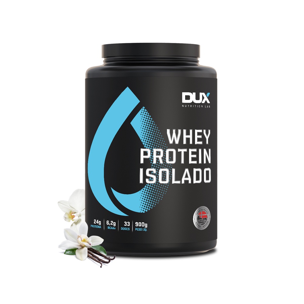 Whey Protein Isolado (900g) Baunilha Dux Nutrition