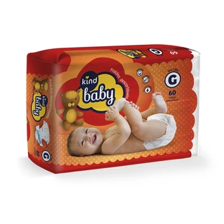 Fralda Kind Baby G 60 unidades