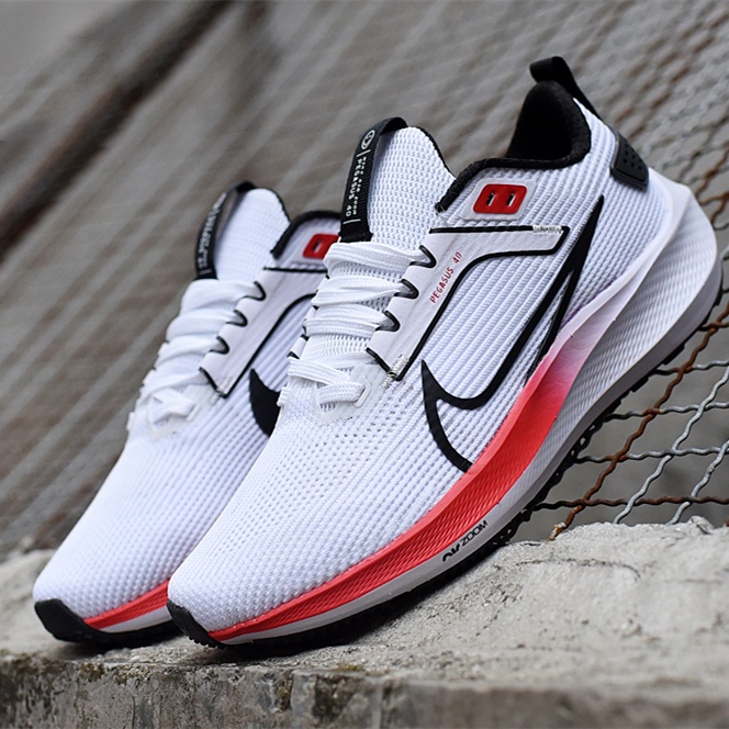 Tênis Nike Air Zoom Pegasus 40 Feminino - Branco/Laranja