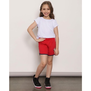 Short Infantil Disney Moletinho Minnie Boxer Vermelho