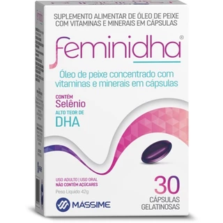 FEMINIDHA 1000mg - 30 Cáps. Massime em Oferta na Shopee