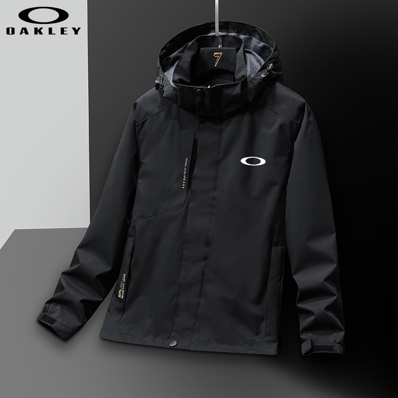 Jaqueta À Prova D'água Oakley Para Homens Com Casaco Esportivo Windbreaker Plus Tamanho