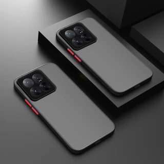 Capa Protetora De Silicone Translúcida De Borracha Fosca Para Telefone Xiaomi 14 13T Pro 12S Ultra POCO M6 5G