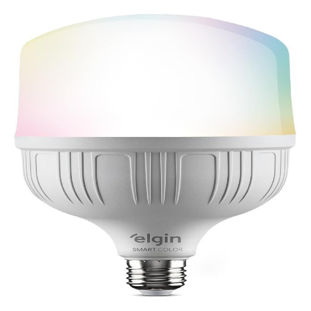 Lampada Led Rgb Bulbo 30w Inteligente Smart Wi-fi Elgin