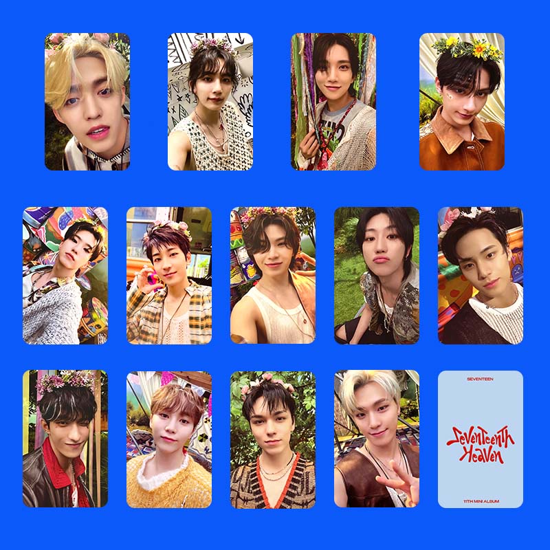 5-13pcs/set SEVENTEEN COMEBACK 11o Mini Álbum HEAVEN Photocards