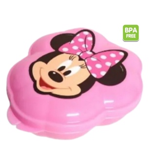 Porta Mix de Plastico Com Tampa Minnie ou Mickey Plasutil