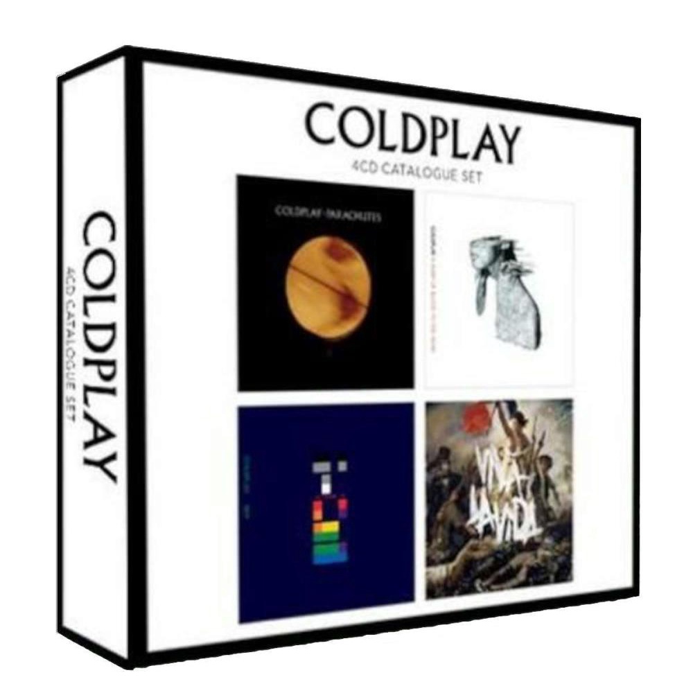 Box Coldplay 4 CDs Catalogue Set Limited Edition | Shopee Brasil