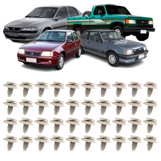 Kit 40 Grampo Forro Porta Chevette 91 a 94 D20 86 a 97 Kadett 89 a 98 Monza 82 a 96 Omega 93 a 98 Vectra 2006 a 2011