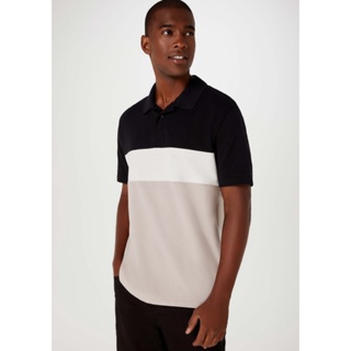 Camisa Polo Masculina Comfort Com Recortes