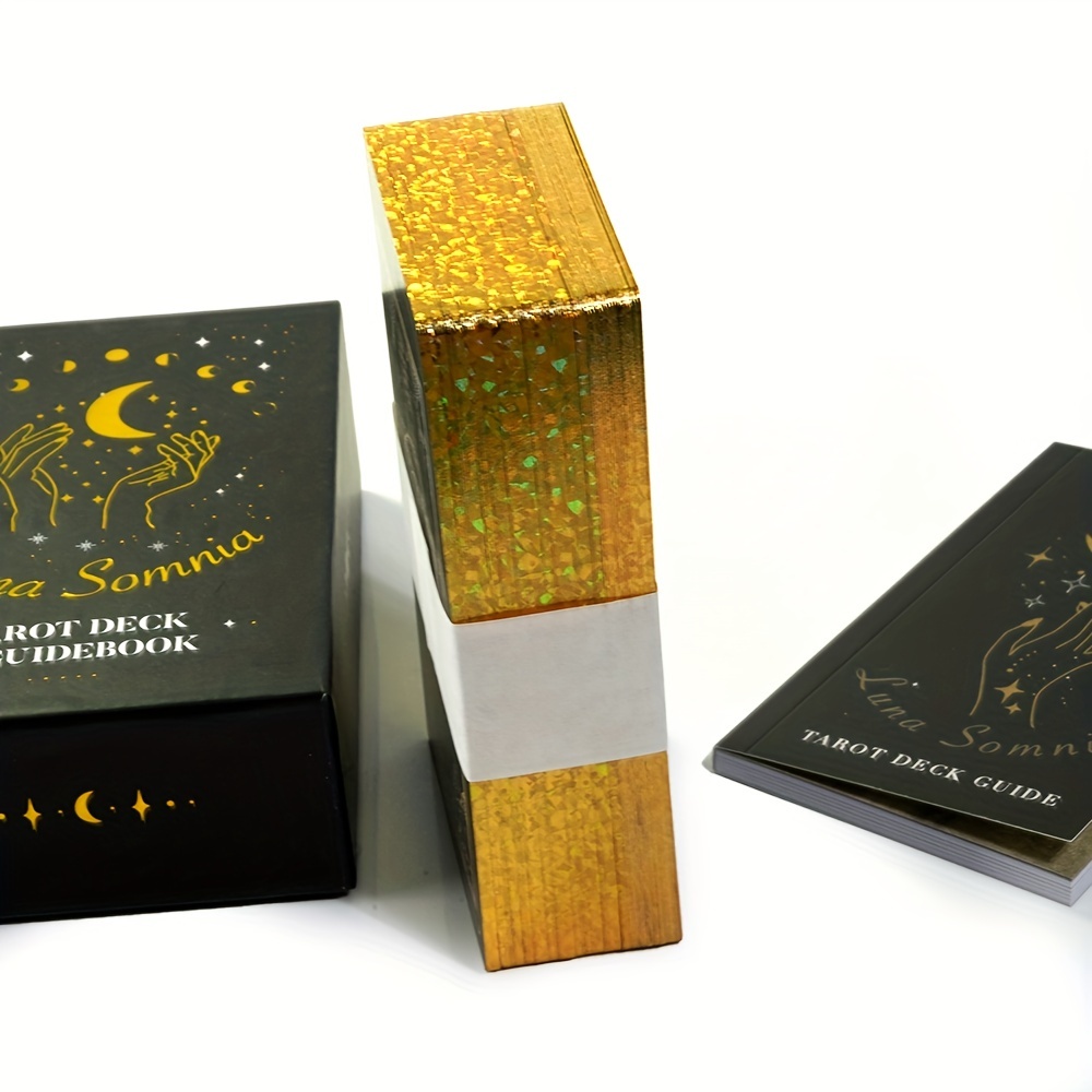 Luna Somnia Tarot Deck Com Guia De Papel Tamanho De Origem Borda