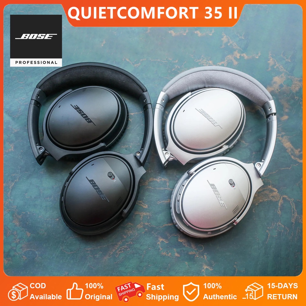 Bose QuietComfort 35 II/QC35 Ruído Cancelando Fones De Ouvido Para Jogos Sem Fio Com Microfone