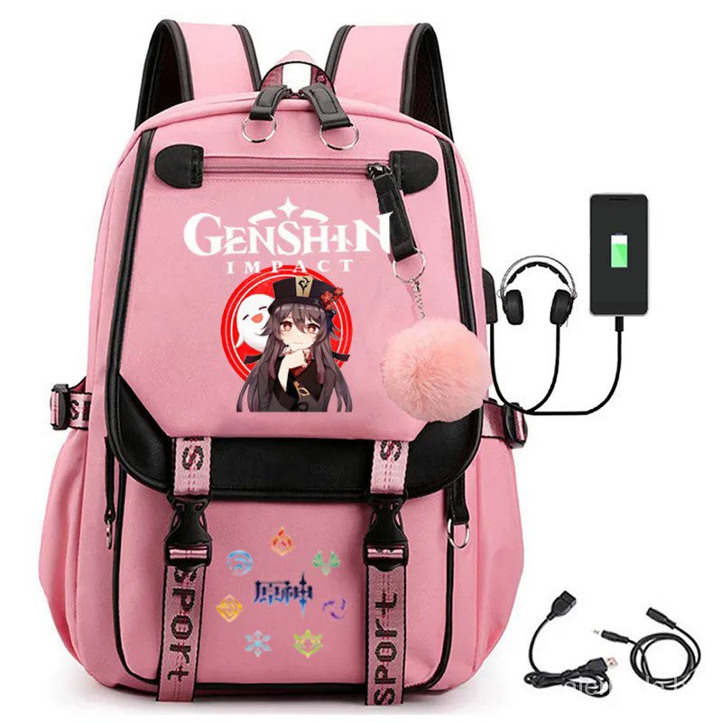 Bolso De Cosplay Kawaii Cinna-Moroli – Mochila Amarilla Con Cara De Muñeco, Multifuncional Para Niñas