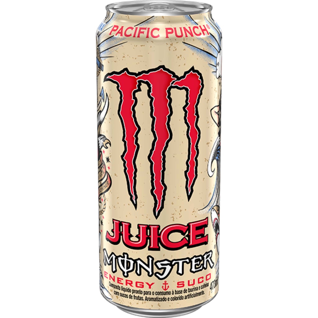 Energético Monster Energy Pacific Punch Juice 473ml Cereja