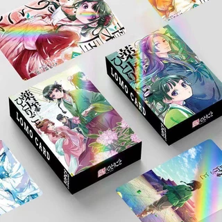 30Pcs/Set Japan Anime Kusuriya no Hitorigoto Os Diários Falsificados Cartão De Impressão Dupla Face Maomao Jinshi Cartões Laser Para Presentes E Coleção