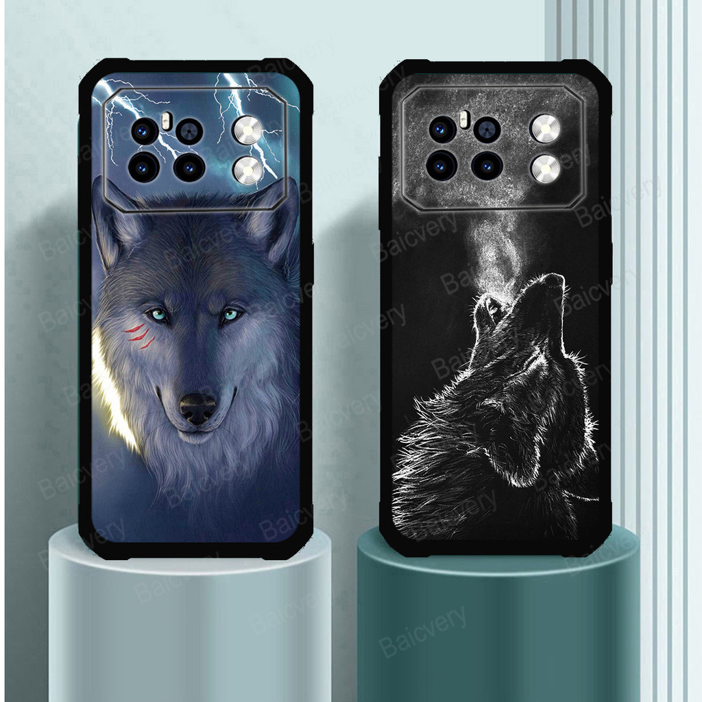 Caixa De Proteção Para Hotwav Cyber 13 Pro Máscara Sorridente Impressão De Padrão De Design Elegante Capa Protetora De Silicone TPU Soft Telefone À Prova De Choque