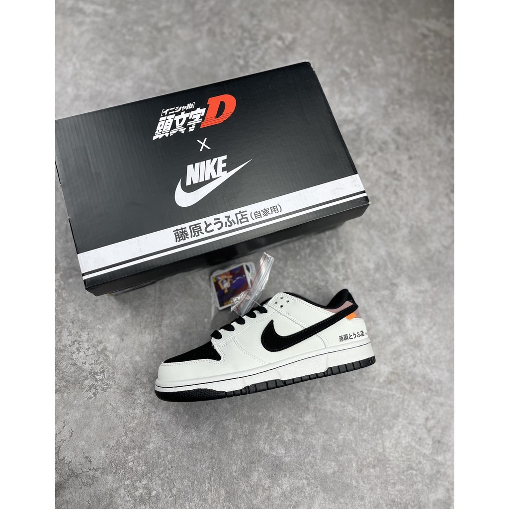 NK SB enterrado "INITIAL D/Toyota AE86" sapatos casuais de skate para homens e mulheres
